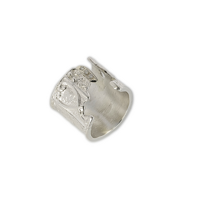 Anello fascia decorata