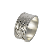 Anello fascia decorata